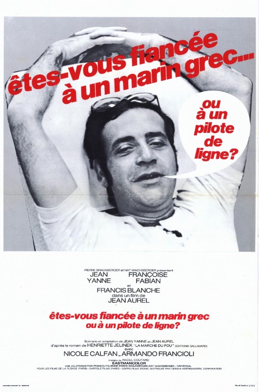Affiche - ETES-VOUS FIANCEE A UN MARIN GREC OU A UN PILOTE - 40x55cm