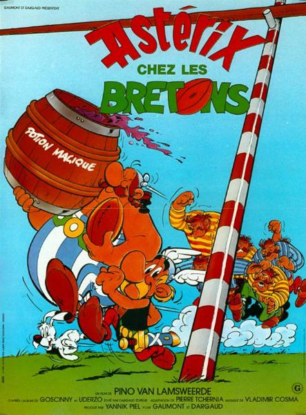 Affiche - ASTERIX CHEZ LES BRETONS - 120x160cm