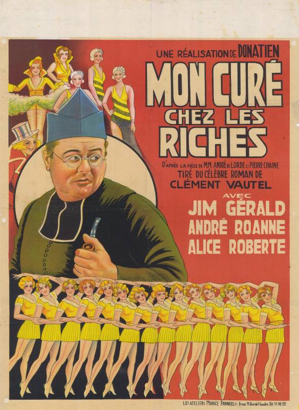 Repro 30x40cm - MON CURE CHEZ LES RICHES - Belge B