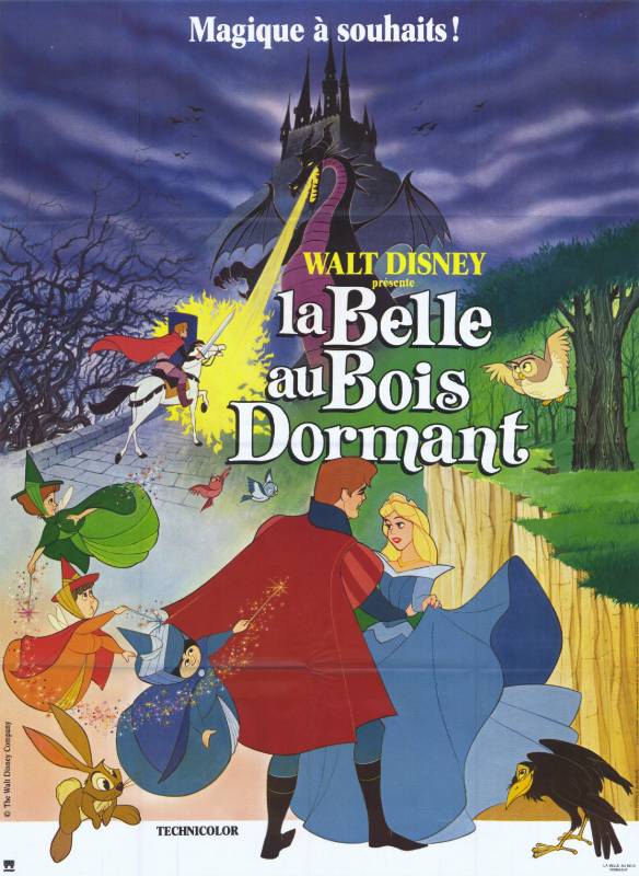 Affiche - BELLE AU BOIS DORMANT (la) - Ressortie 120x160cm B