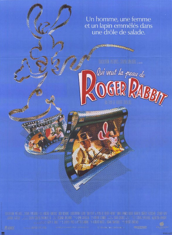 Affiche - QUI VEUT LA PEAU DE ROGER RABBIT - 120x160cm