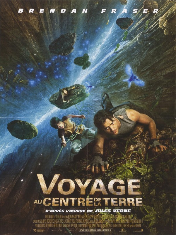 Affiche - VOYAGE AU CENTRE DE LA TERRE - 40x55cm B