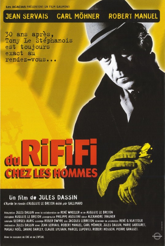 Affiche - DU RIFIFI CHEZ LES HOMMES - Ressortie 40x55cm