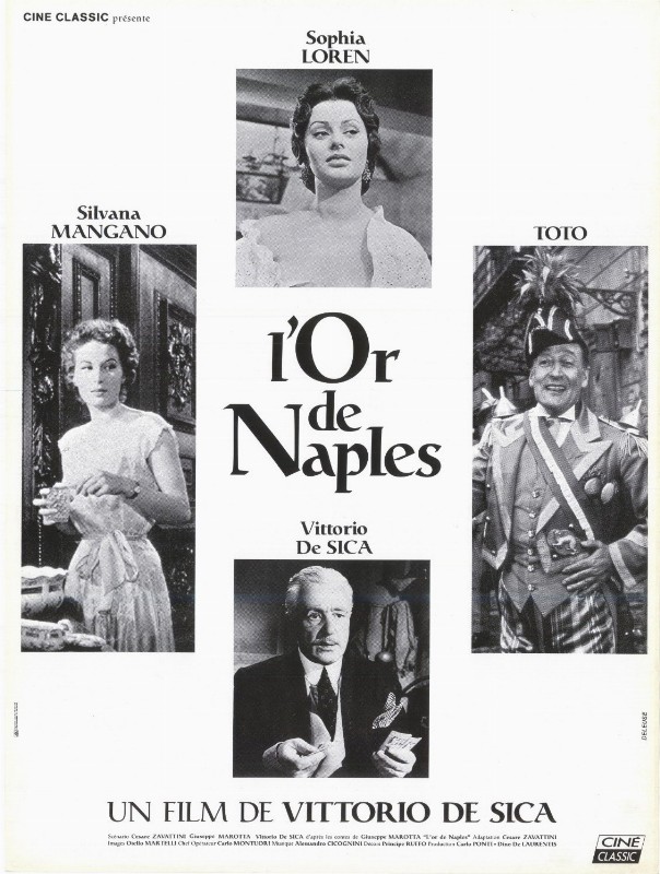Affiche - OR DE NAPLES (l') - Ressortie 40x55cm