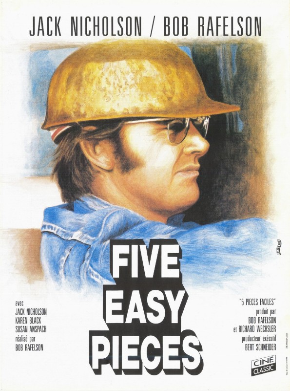 Affiche - CINQ PIECES FACILES - Ressortie 40x55cm