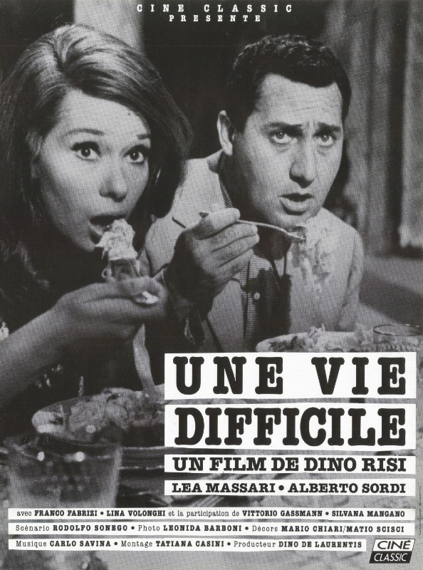 Affiche - UNE VIE DIFFICILE - Ressortie 40x55cm