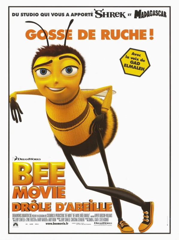 Affiche - BEE MOVIE - DROLE D'ABEILLE - 40x55cm