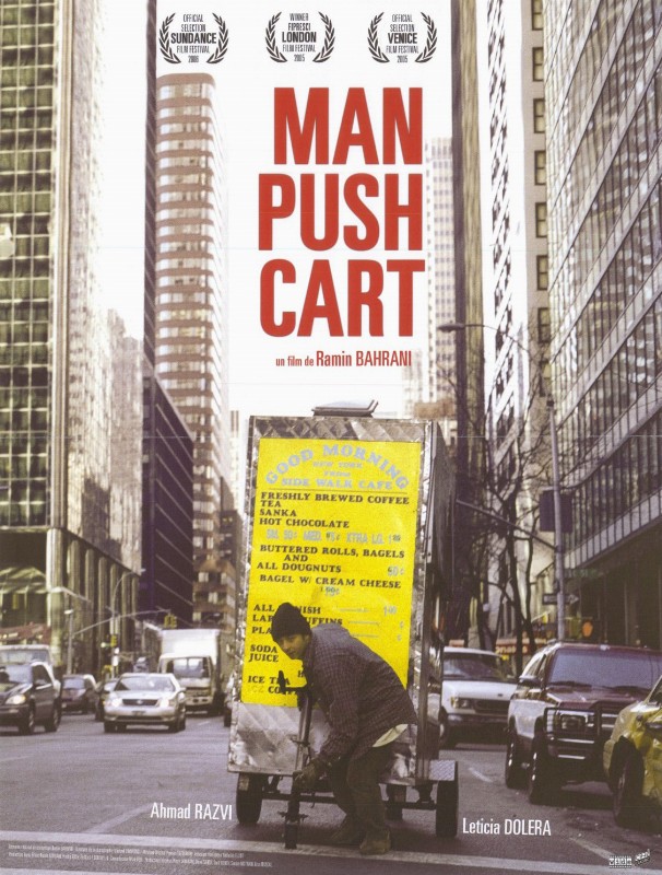 Affiche - MAN PUSH CART - 40x55cm