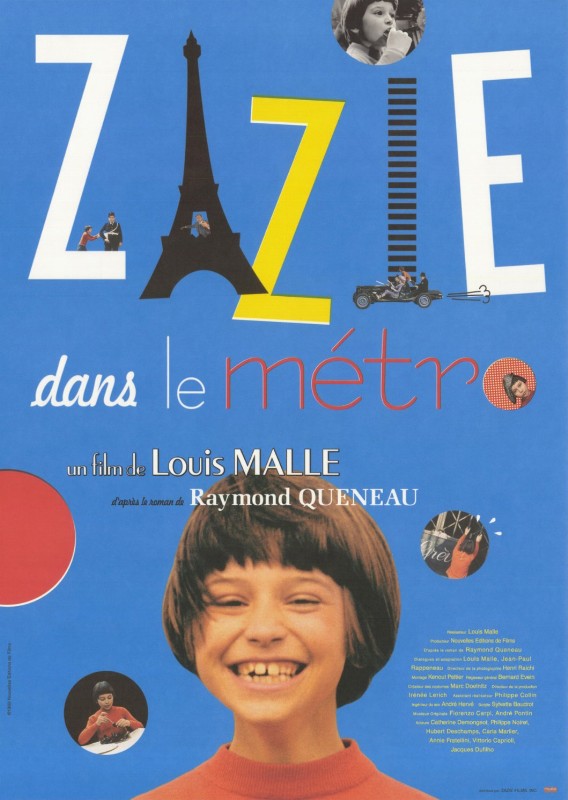 Repro 30x40cm - ZAZIE DANS LE METRO - Japonaise