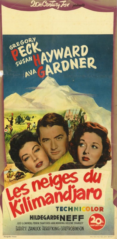 Affiche - NEIGES DU KILIMANDJARO (les) - 40x80cm