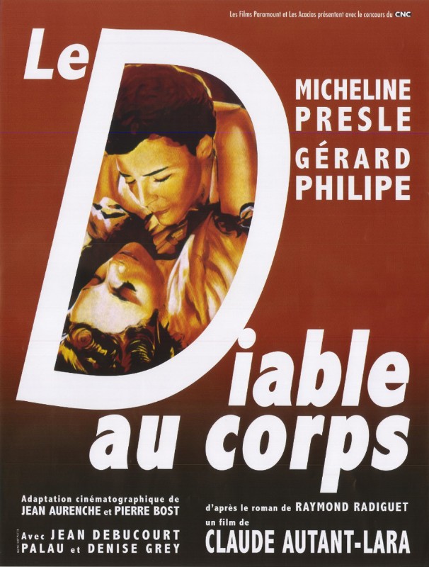 Affiche - DIABLE AU CORPS (le) - Ressortie 40x55cm