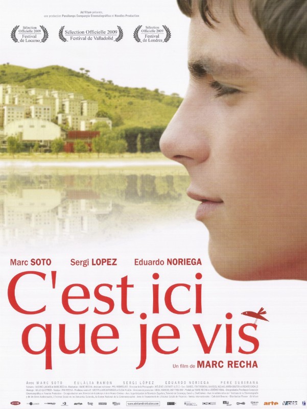 Affiche - C'EST ICI QUE JE VIS - 40x55cm