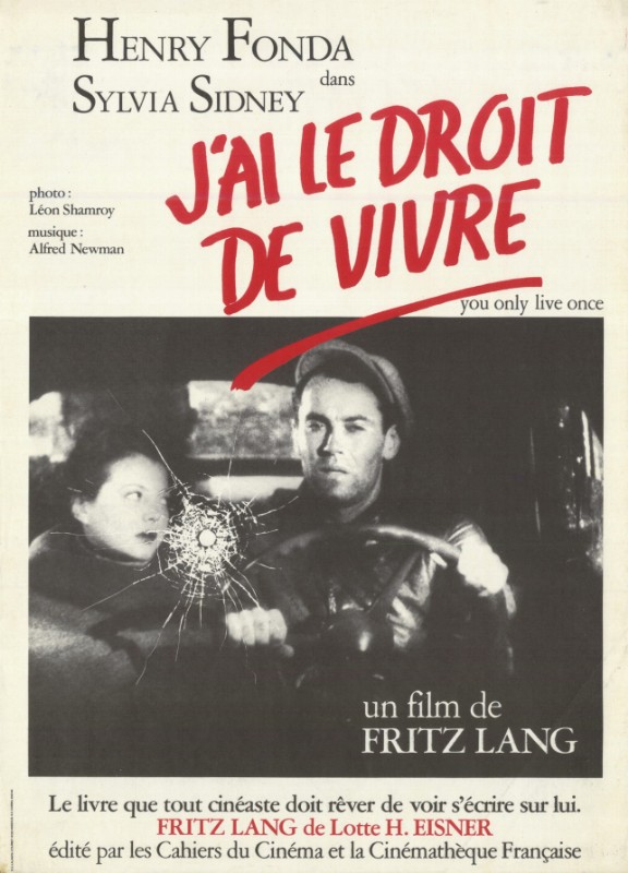 Affiche - J'AI LE DROIT DE VIVRE - Ressortie 40x55cm