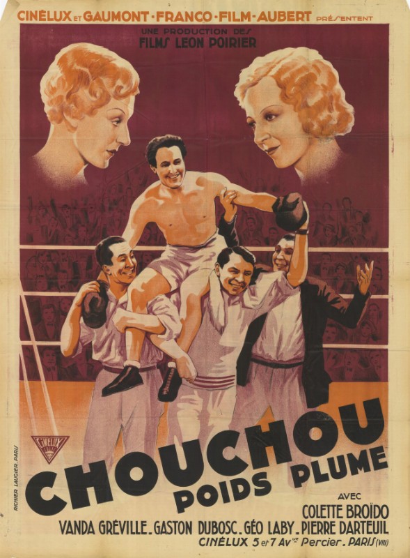 Repro 30x40cm - CHOU-CHOU POIDS PLUME - Française