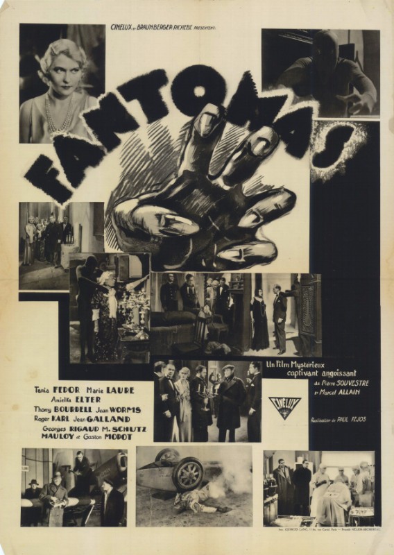 Repro 30x40cm - FANTOMAS - Française B