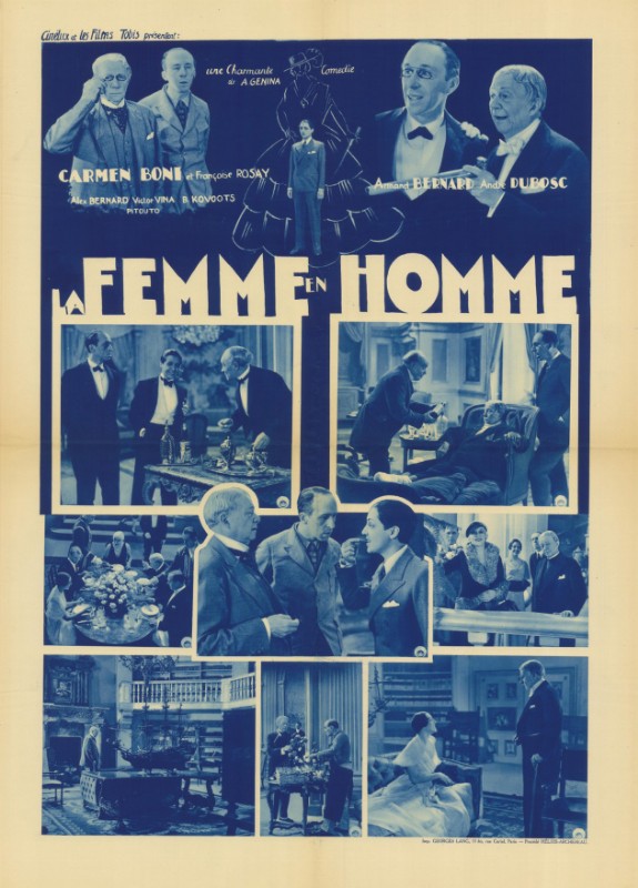 Affiche - FEMME EN HOMME (la) - Ressortie 60x80cm
