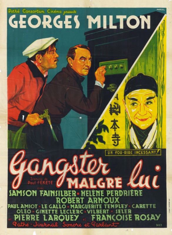 Repro 30x40cm - GANGSTER MALGRE LUI - Française