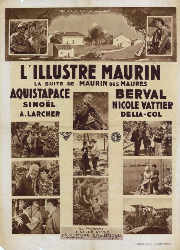 Repro 30x40cm - ILLUSTRE MAURIN (l') - Française