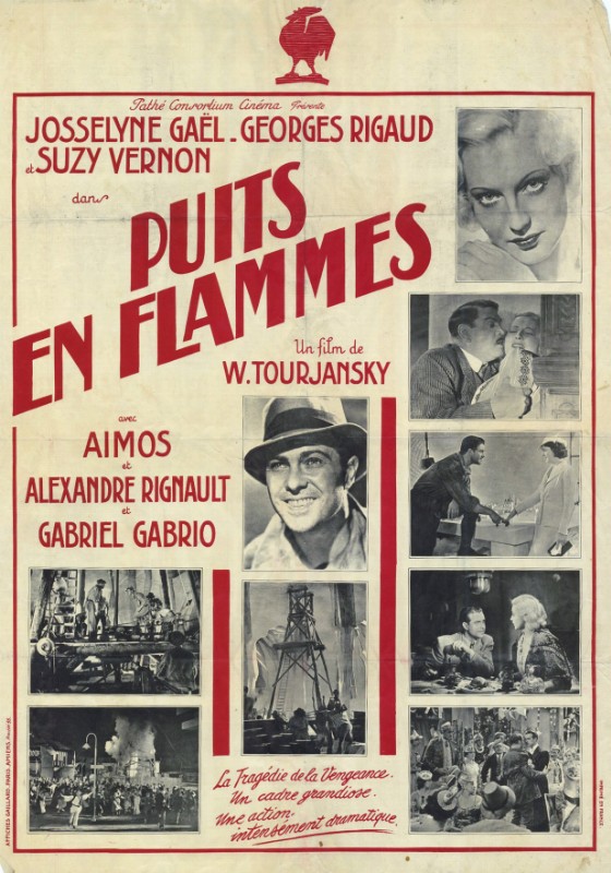 Affiche - PUITS EN FLAMMES - 80x120cm