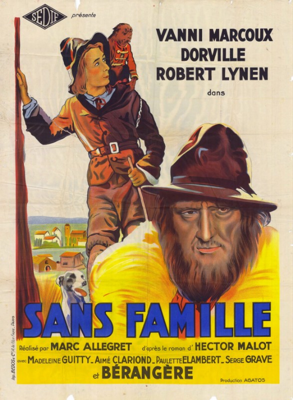 Affiche - SANS FAMILLE - Ressortie 120x160cm