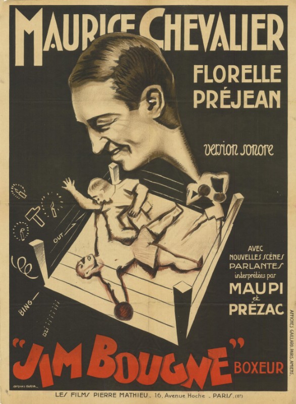 Affiche - JIM BOUGNE, BOXEUR - 60x80cm