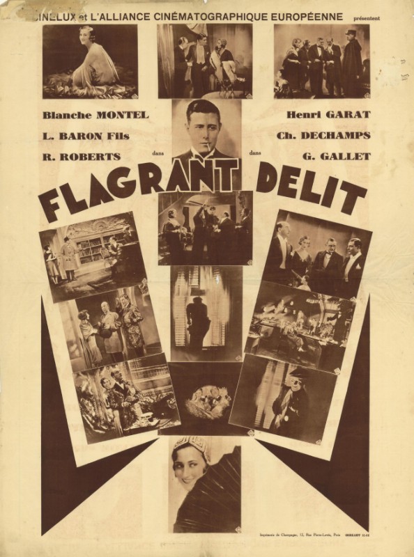 Affiche - FLAGRANT DELIT - Ressortie 60x80cm