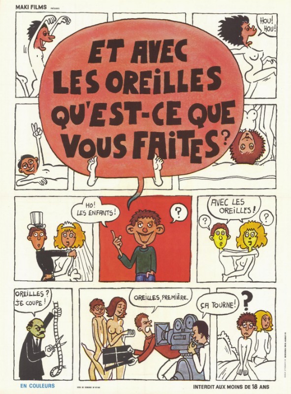 Affiche - ET AVEC LES OREILLES QU'EST-CE-QUE VOUS FAITES ? - 60x80cm