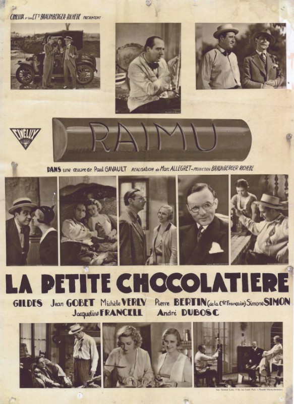 Repro 30x40cm - PETITE CHOCOLATIERE (la) - Française