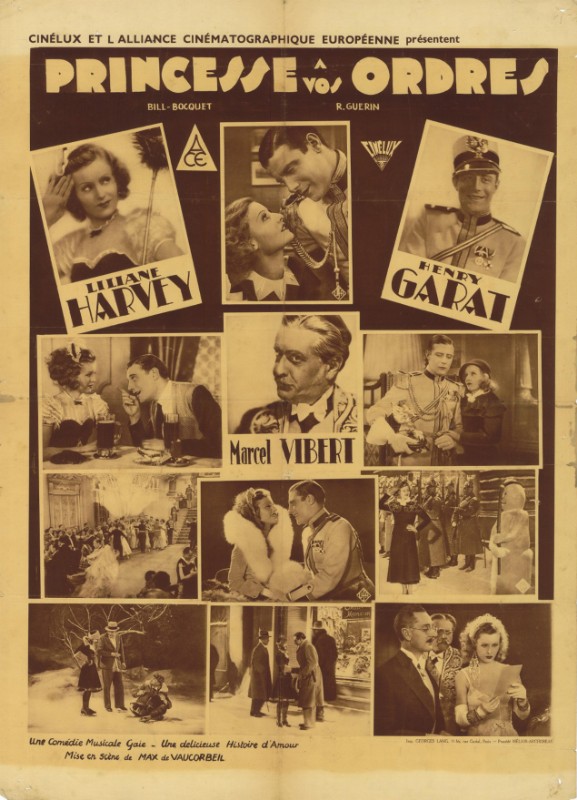 Affiche - PRINCESSE A VOS ORDRES ! - Ressortie 60x80cm
