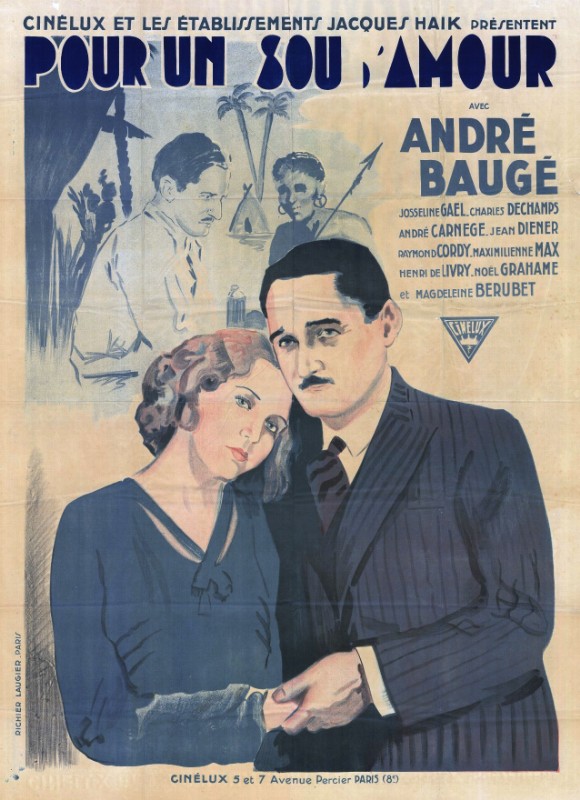 Affiche - POUR UN SOU D'AMOUR - Ressortie 120x160cm