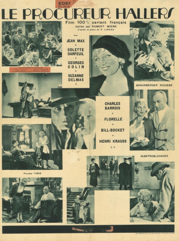 Affiche - PROCUREUR HALLERS (le) - Ressortie 60x80cm