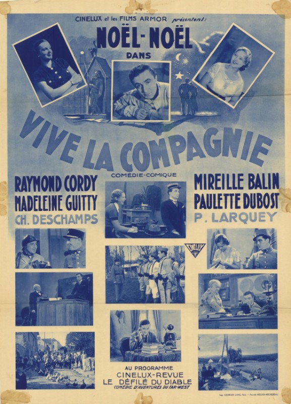 Affiche - VIVE LA COMPAGNIE - Ressortie 60x80cm