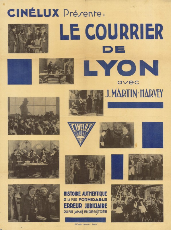 Affiche - COURRIER DE LYON (le) - Ressortie 60x80cm