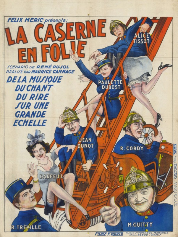 Repro 30x40cm - CASERNE EN FOLIE (la) - Française
