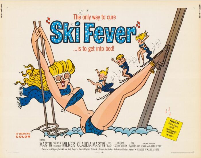 Repro 30x40cm - SKI FEVER - U.S.