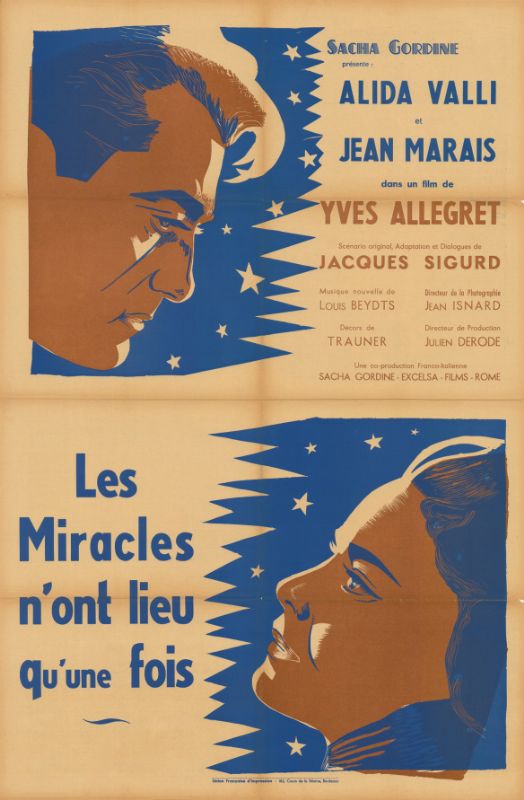 Affiche - MIRACLES N'ONT LIEU QU'UNE FOIS - 80x120cm
