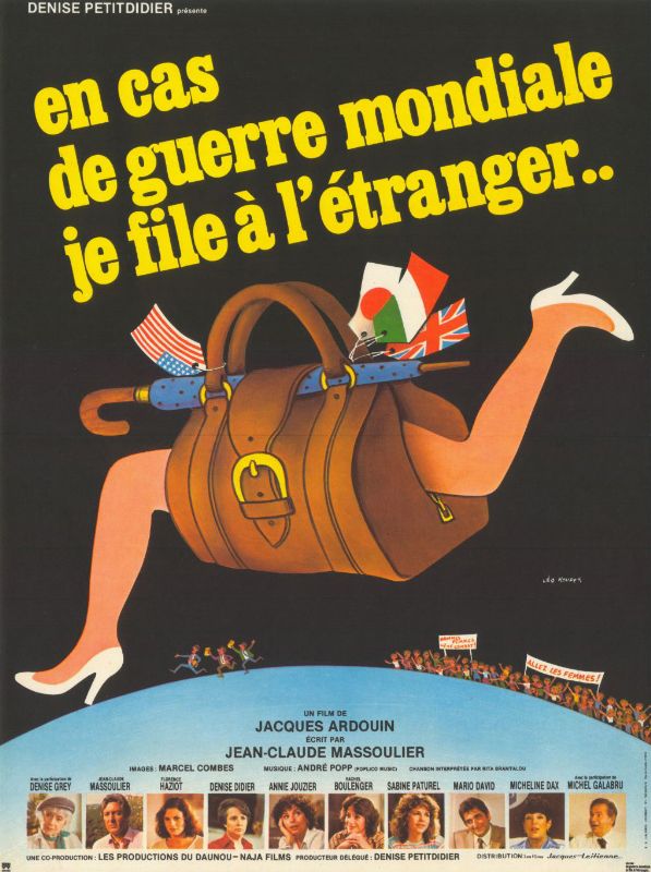 Affiche - EN CAS DE GUERRE MONDIALE JE FILE A L'ETRANGER - 40x55cm