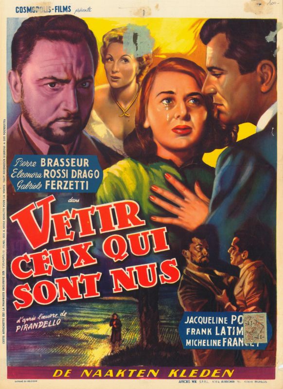 Repro 30x40cm - VETIR CEUX QUI SONT NUS - Belge