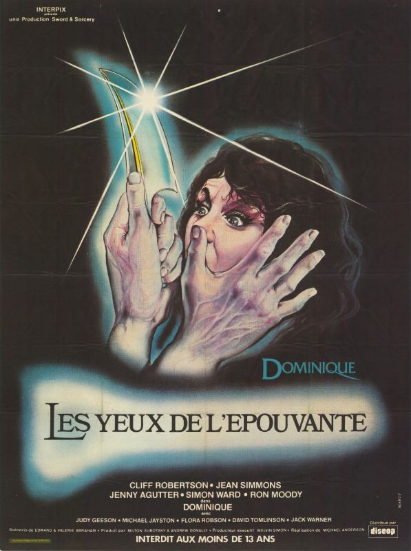 Affiche - DOMINIQUE - LES YEUX DE L'EPOUVANTE - 120x160cm