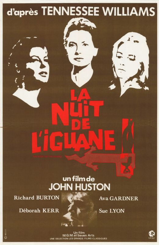 Affiche - NUIT DE L'IGUANE (la) - Ressortie 50x70cm