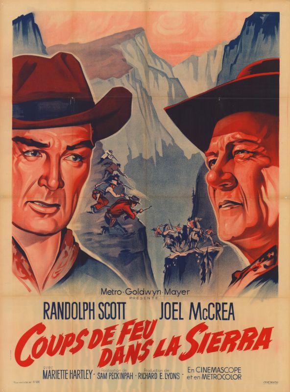 Affiche - COUPS DE FEU DANS LA SIERRA - Ressortie 120x160cm