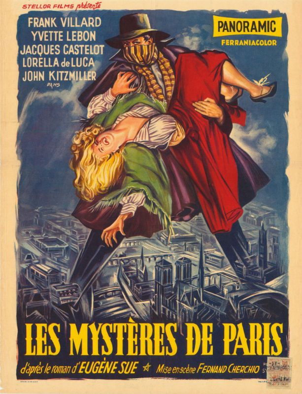 Affiche - MYSTERES DE PARIS (les) - 36x56cm