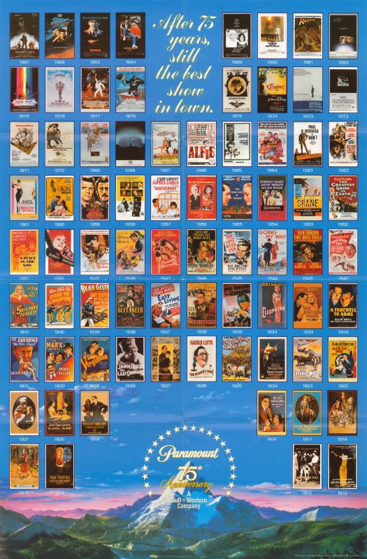 Affiche - PARAMOUNT - 70/100cm