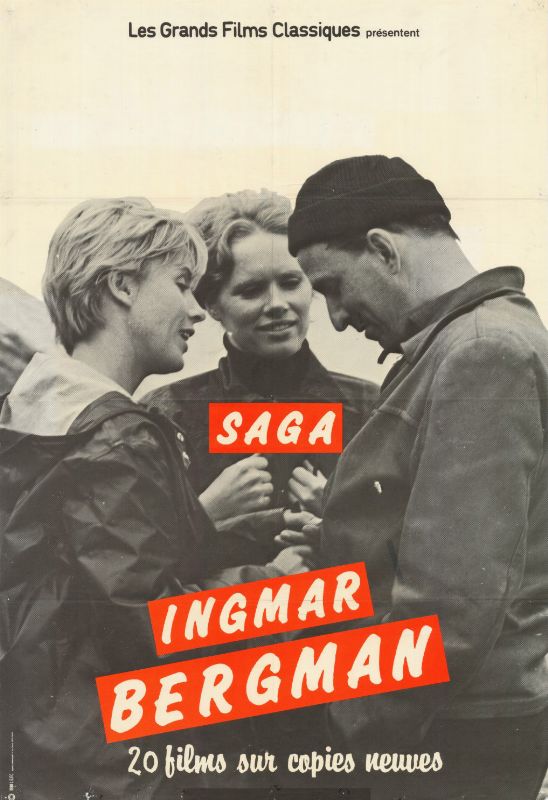 Affiche - SAGA INGMAR BERGMAN - 80x120cm