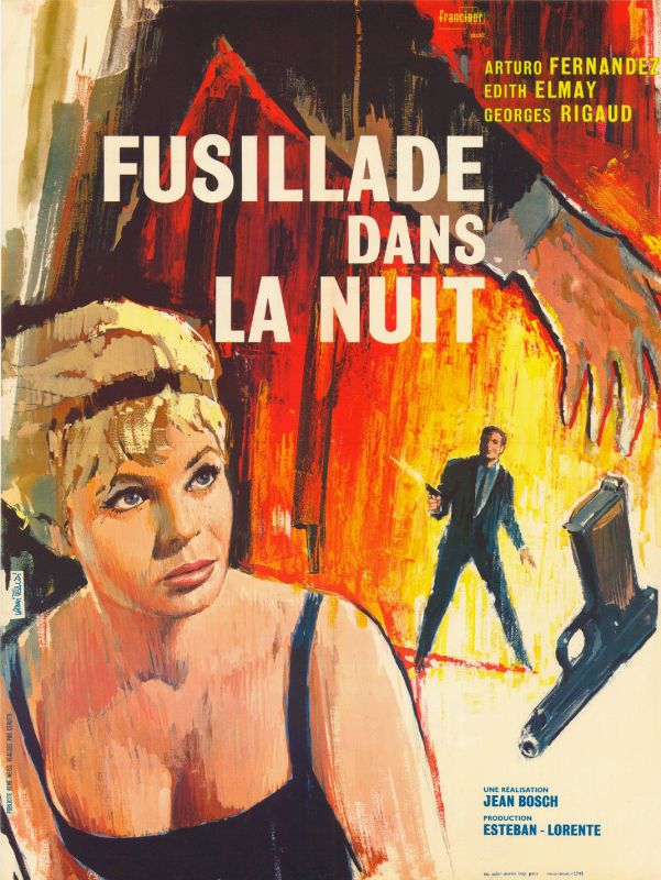 Affiche - FUSILLADE DANS LA NUIT - 60x80cm