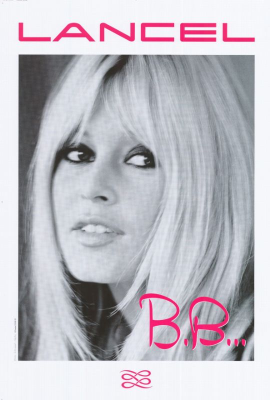 Affiche - BRIGITTE BARDOT - LANCEL - 120x160cm