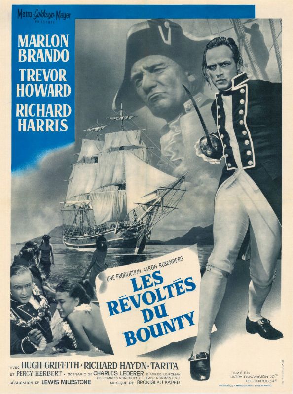Repro 30x40cm - REVOLTES DU BOUNTY (les) - Française B