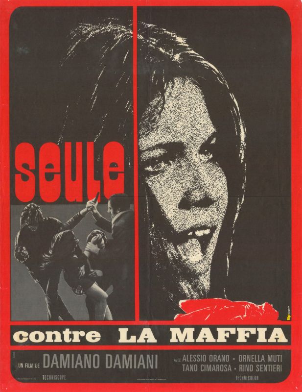 Affiche - SEULE CONTRE LA MAFFIA - 40x55cm