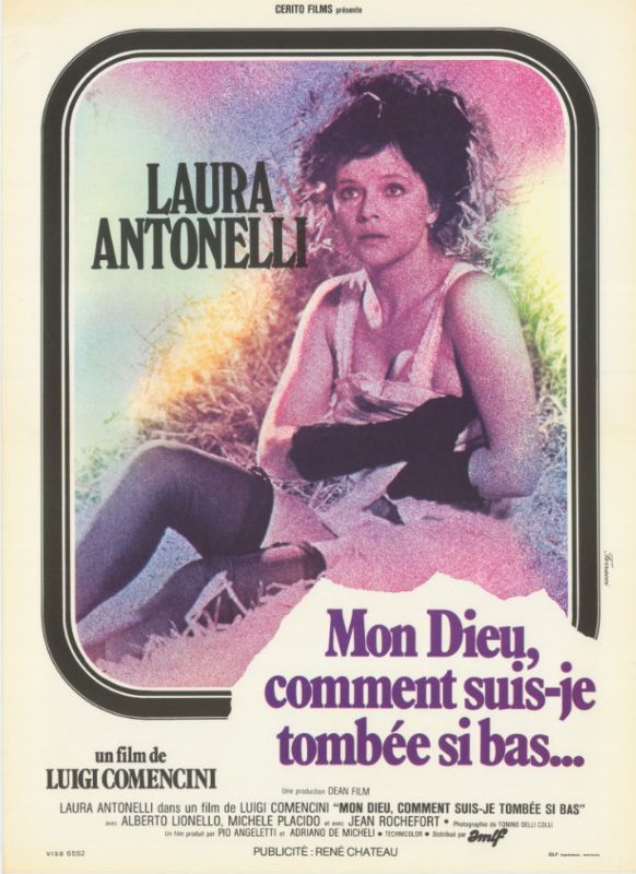 Affiche - MON DIEU, COMMENT SUIS-JE TOMBEE SI BAS ? - 40x55cm