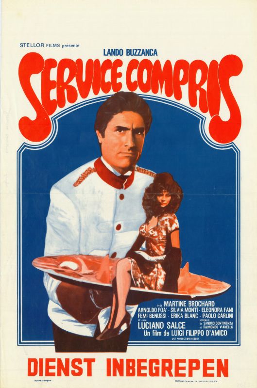 Affiche - SERVICE COMPRIS - 36x56cm